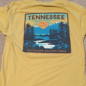 Columbia Yellow Outdoor Graphic Tee